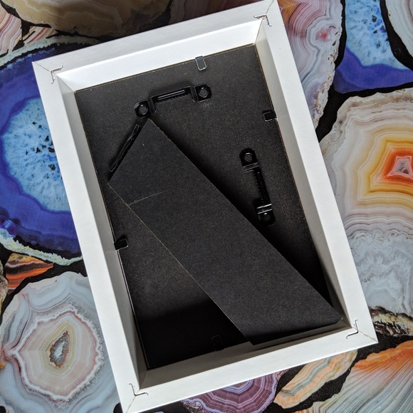 Paris pink map art print in white frame French 6x4 - Picture 3 of 8